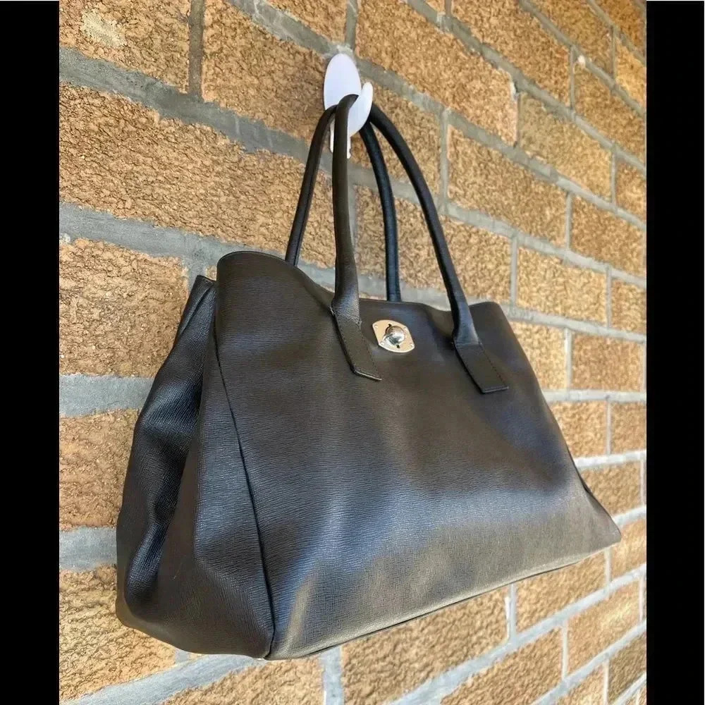 Genuine Furla Appaloosa Leather Handbag Tote - Picture 8 of 13